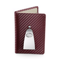 Continental Credit Card & Money Clip (Burgundy)